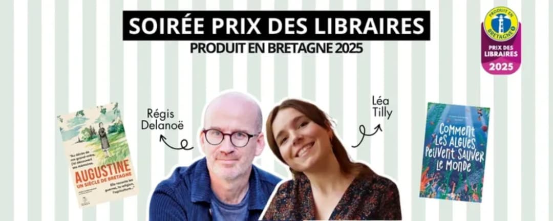 Soirée Prix des Libraires Produit en Bretagne à Brest