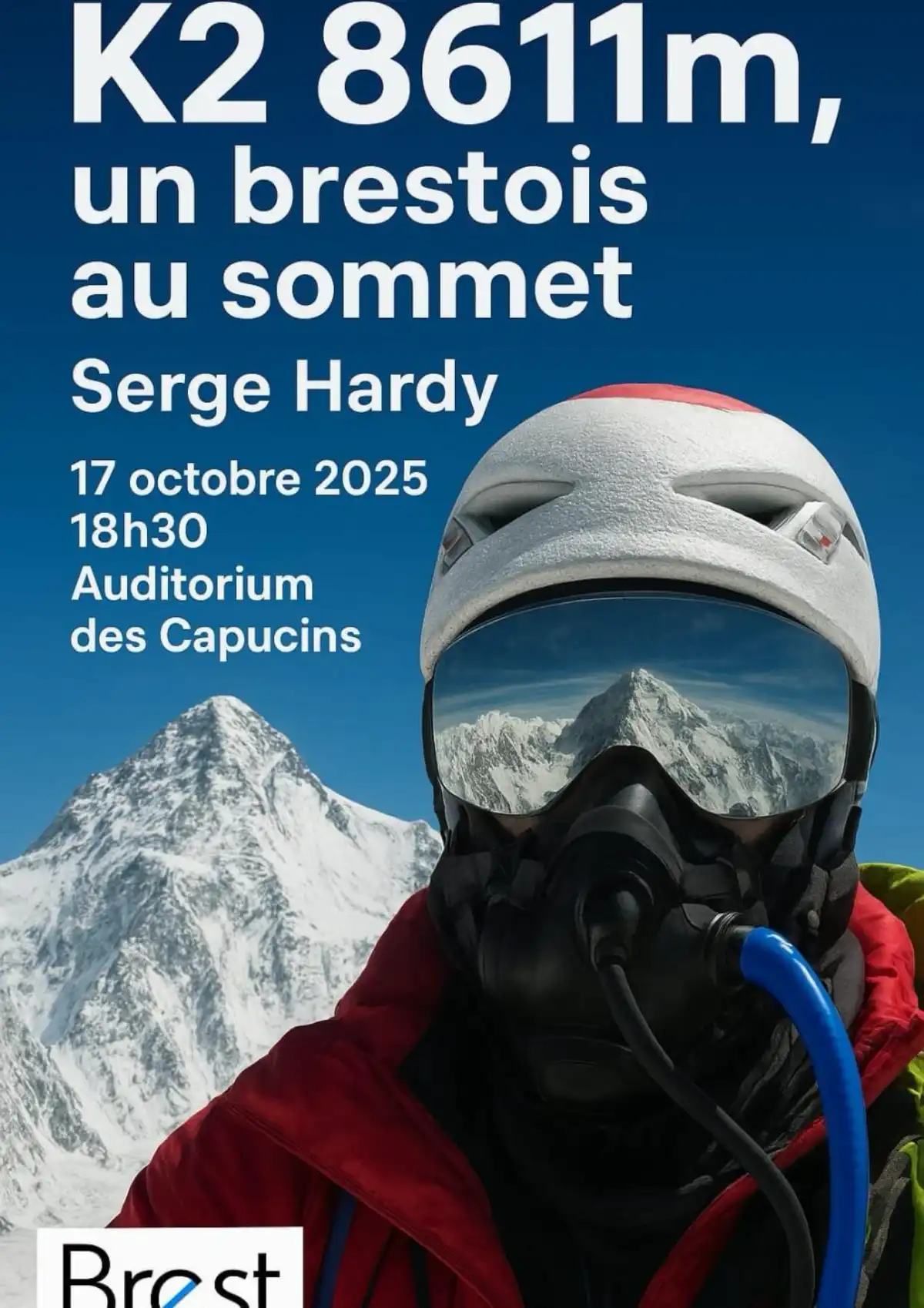 Un Brestois au sommet du K2 : conférence exceptionnelle avec Serge Hardy aux Capucins