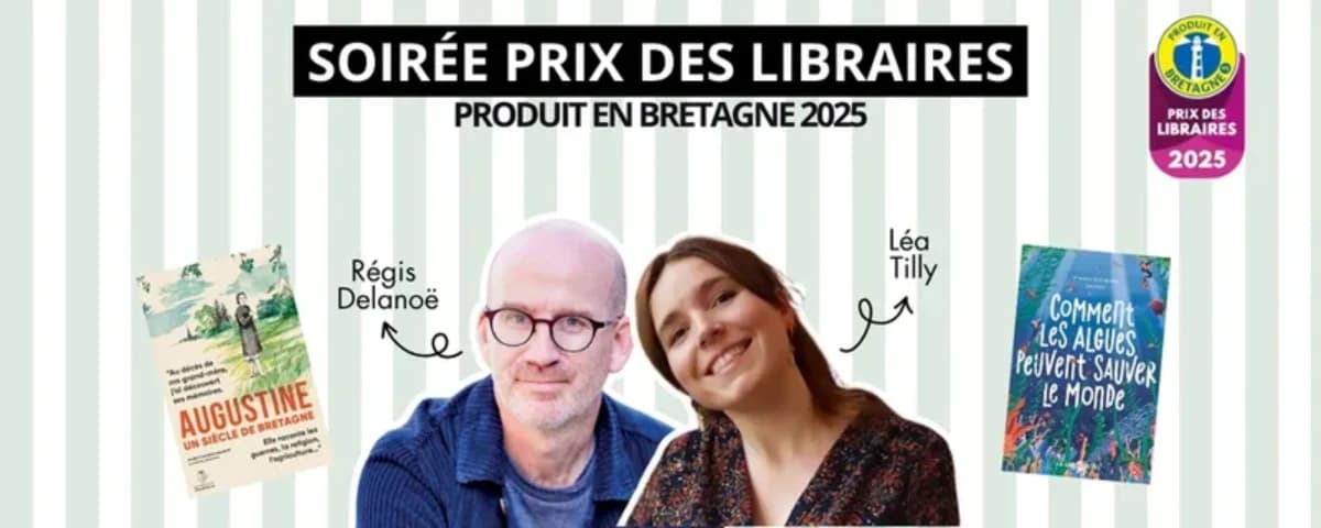 Soirée Prix des Libraires Produit en Bretagne à Brest