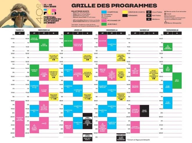 Programme de la 40ème Édition